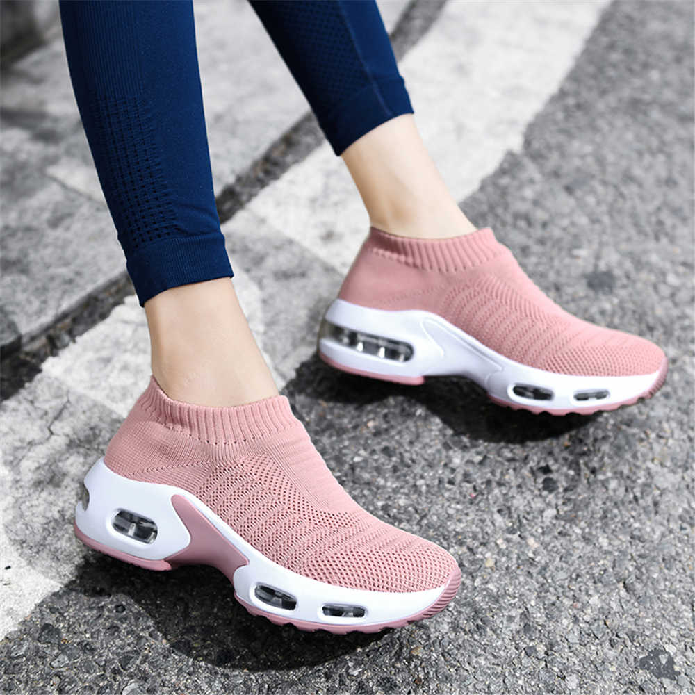 Women Shoes Sneakers - Tamanho grande número 38 botas de