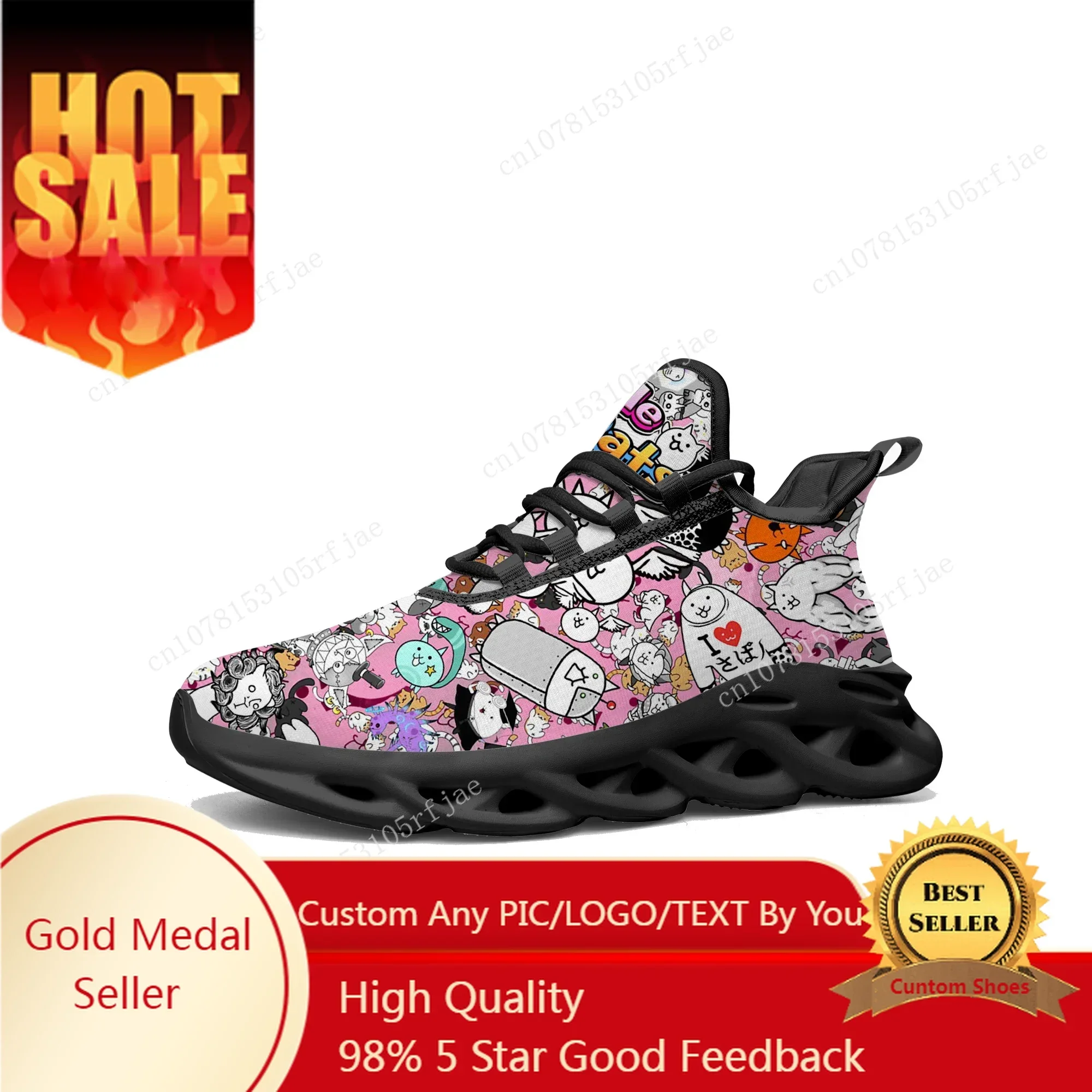 Women Shoes Sneakers - Tênis The Battle Cats Flats, estilo