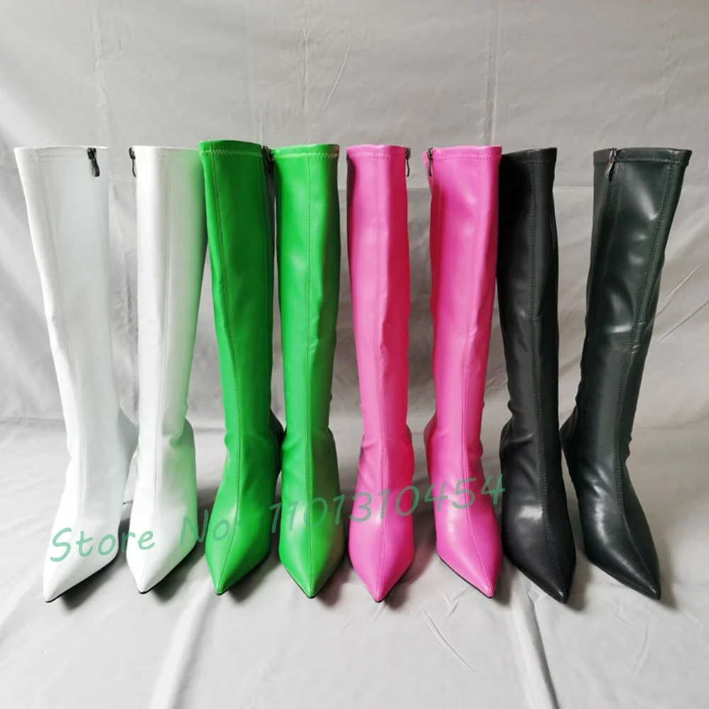 Women Shoes Waterproof - Botas altas de joelho super pontiagudas
