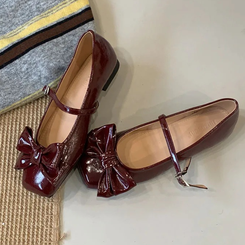 Bonito bowknot dedo do pé quad - Women Shoes Elegant avaliação e preço