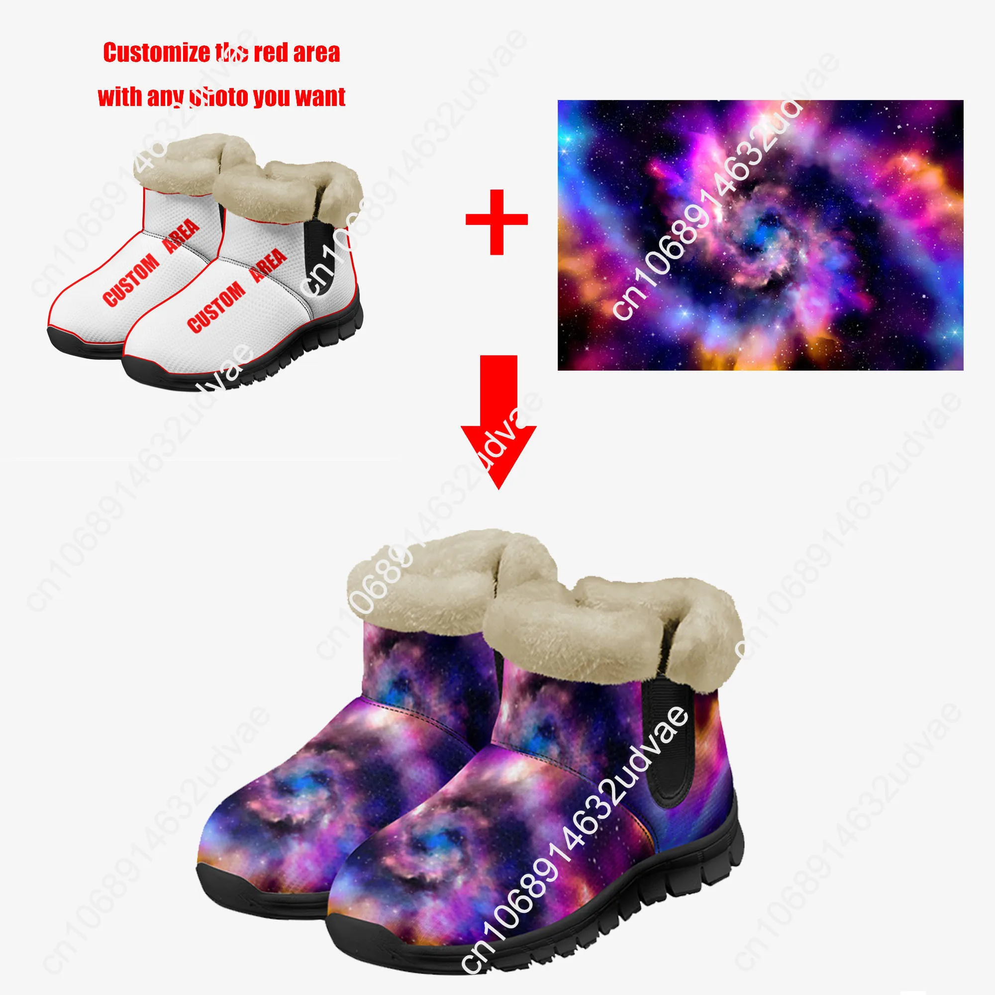 Tênis de Pelúcia Personalizado - Women Shoes Sneakers avaliação e preço