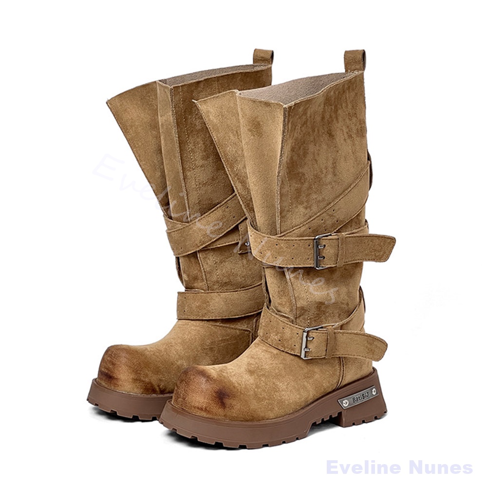 Botas de Motocicleta de Cano L - Wide Fit Heels avaliação e preço